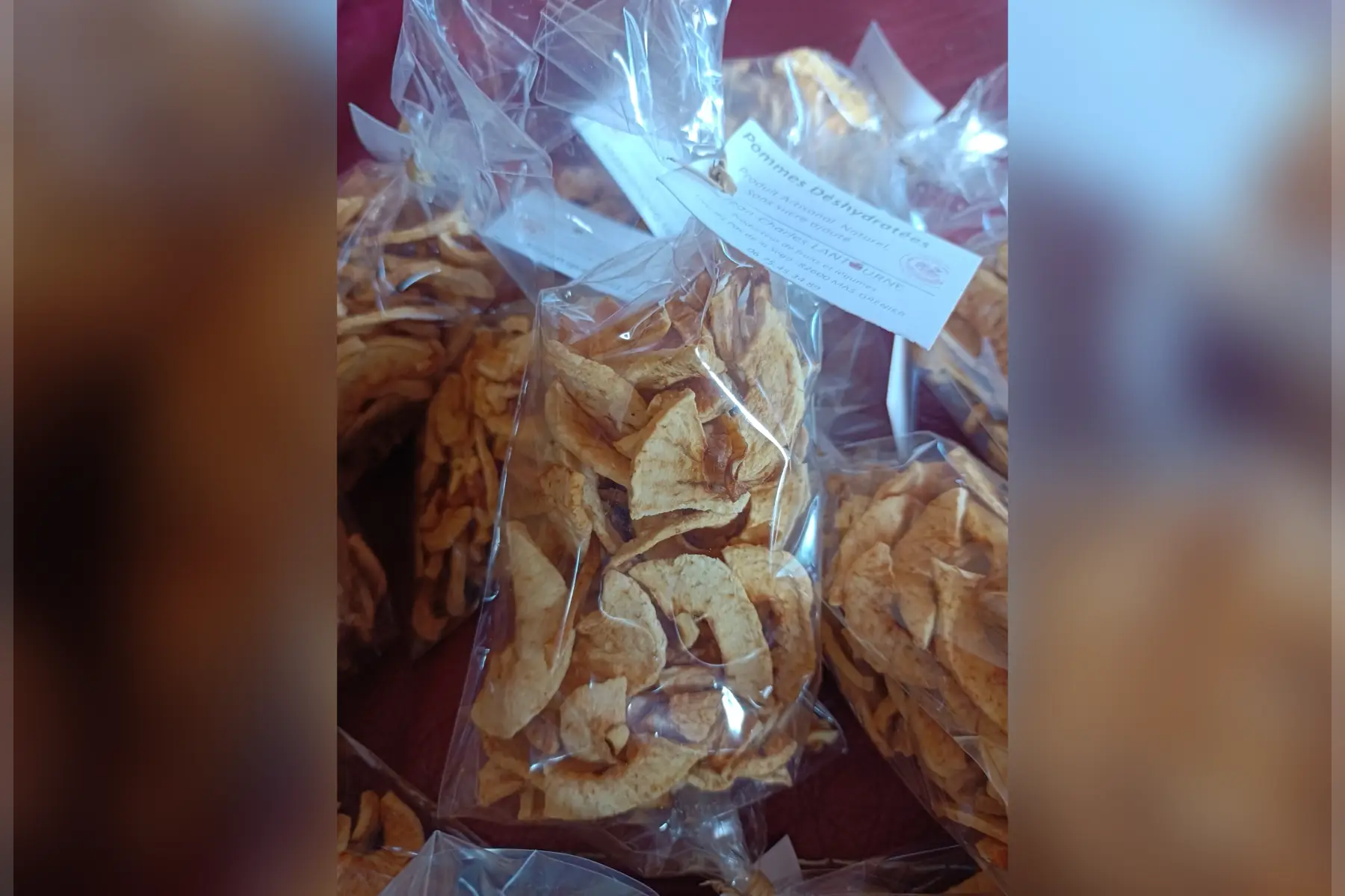 Pommes déshydratées