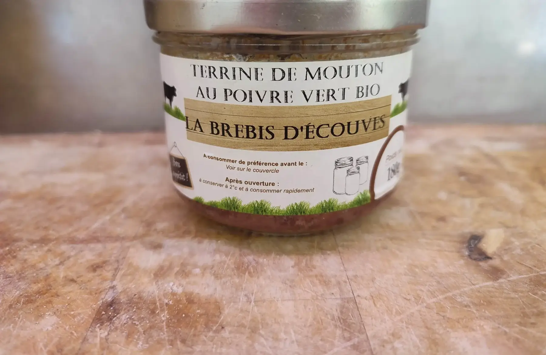 Terrine poivre vert