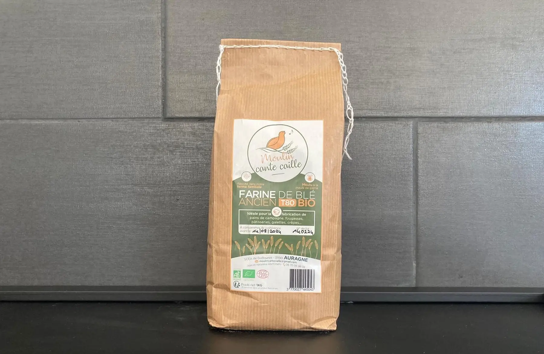 farine de blé ancien t80