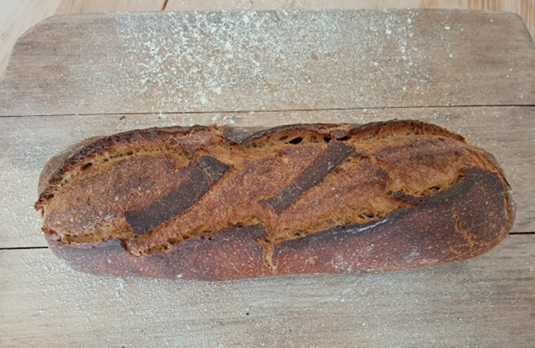 Pain de campagne format long 1 kg