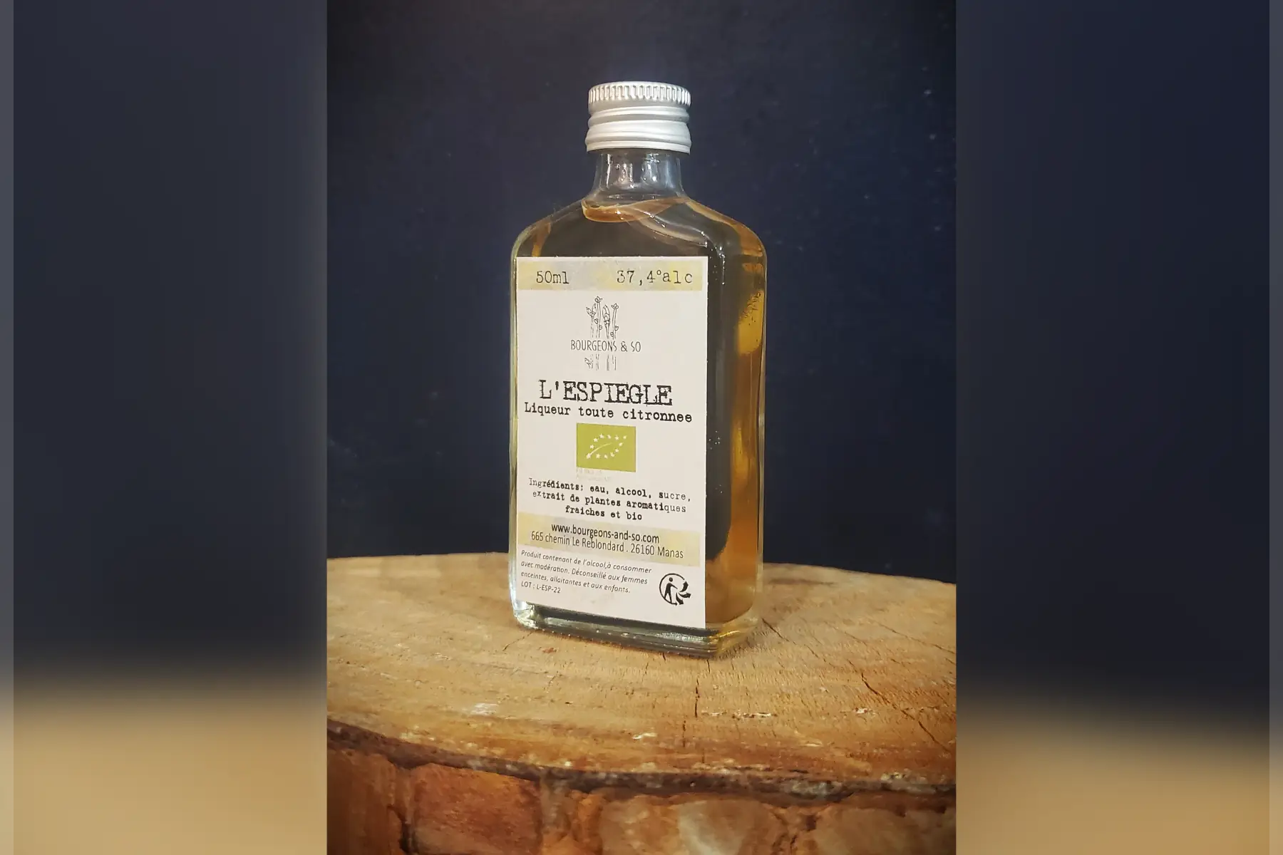 l'espiègle, liqueur acidulée citronnée