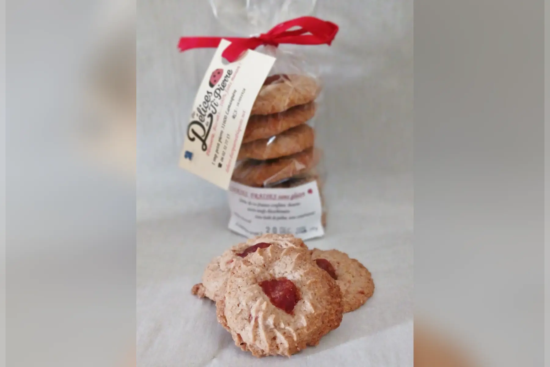 Sablés Fraise sans gluten