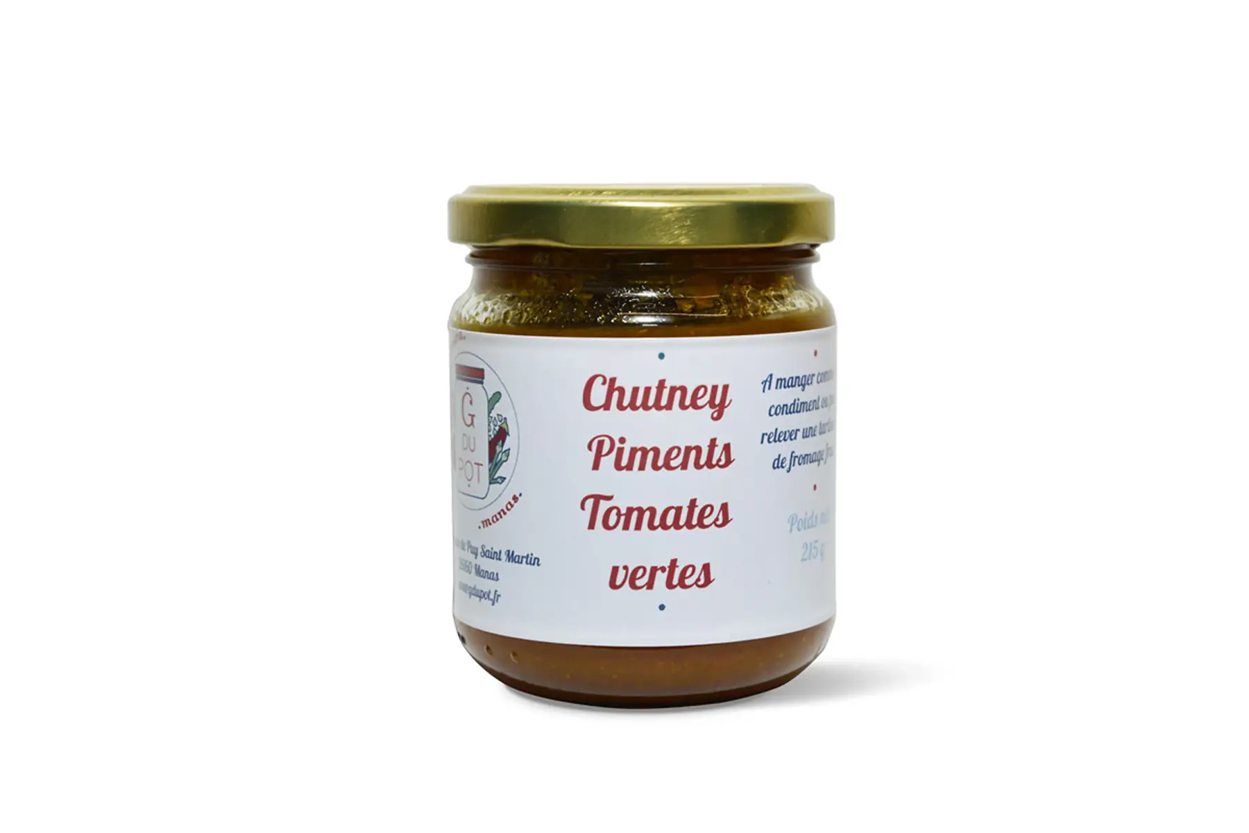 chutney piment tomate verte
