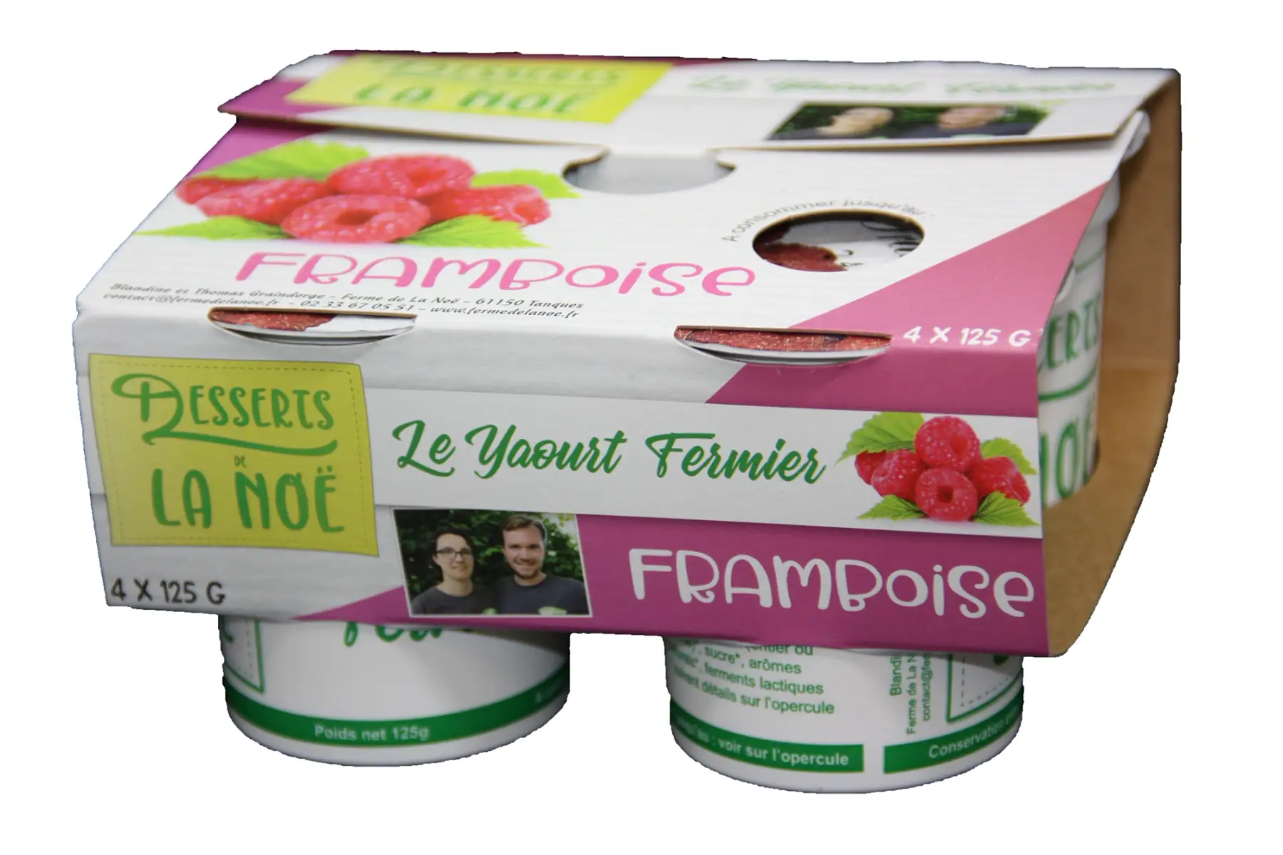 Yaourt aromatisé Framboise