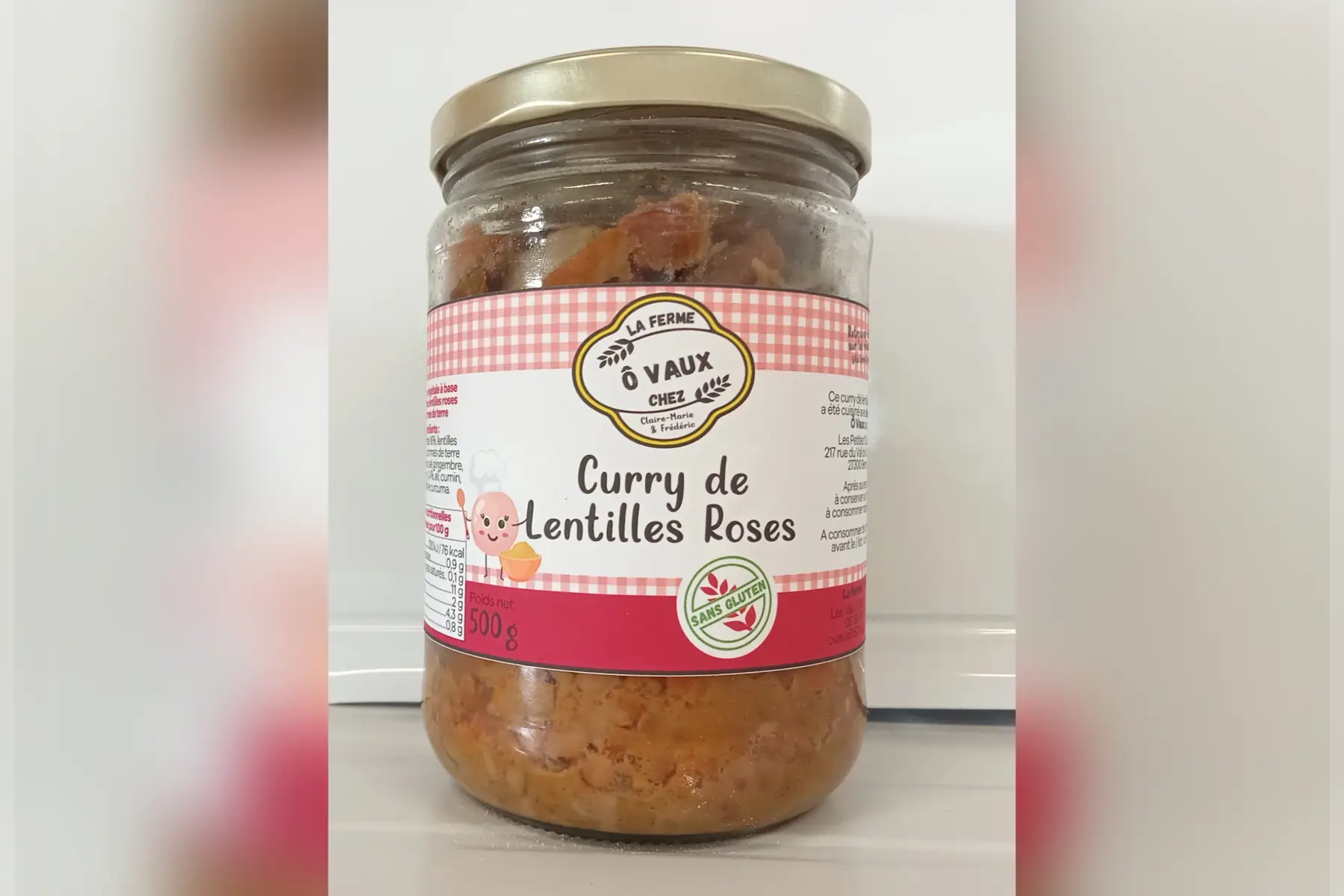 Lentilles Roses au Curry