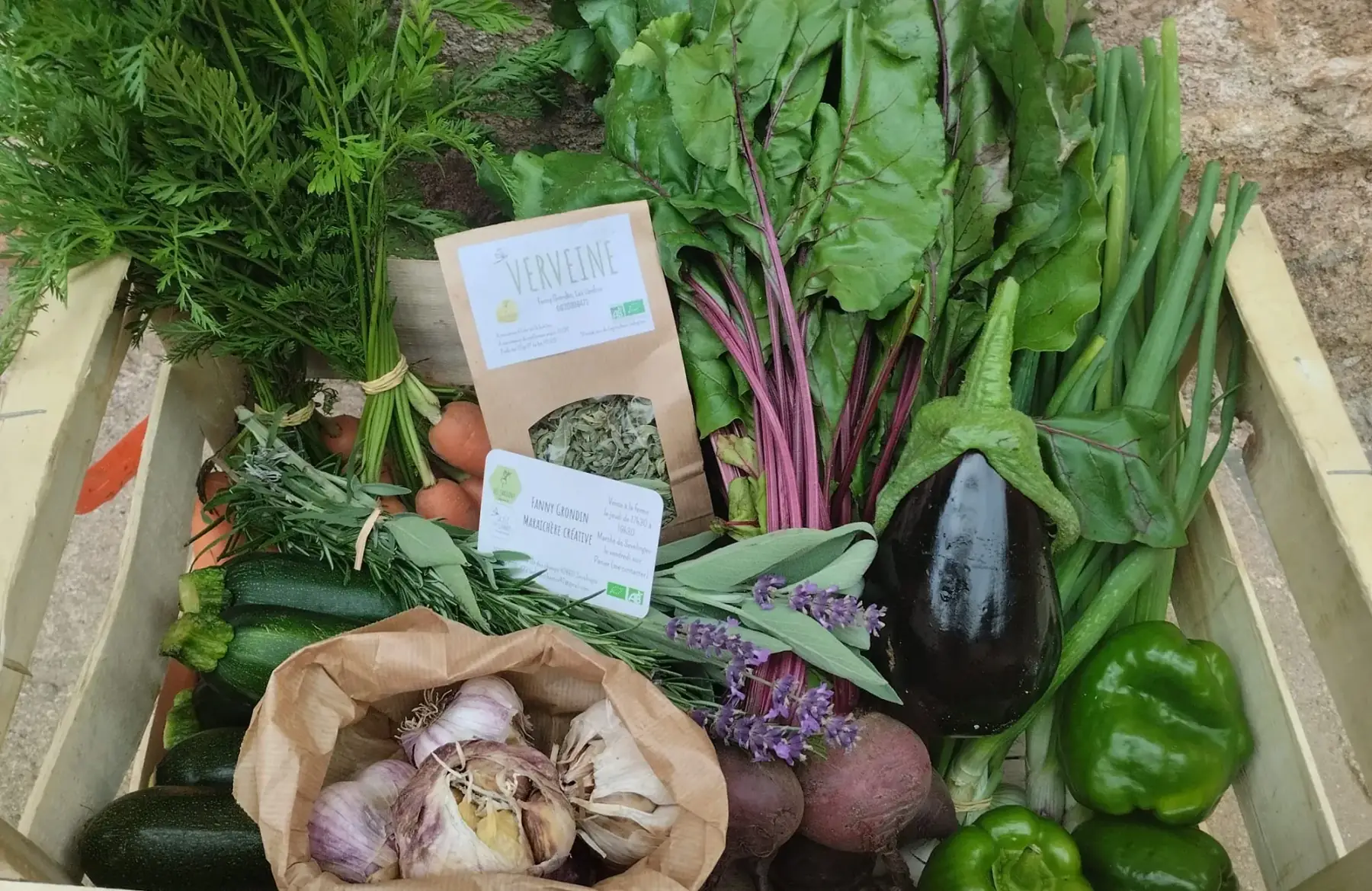 panier cadeau de la clé des champs