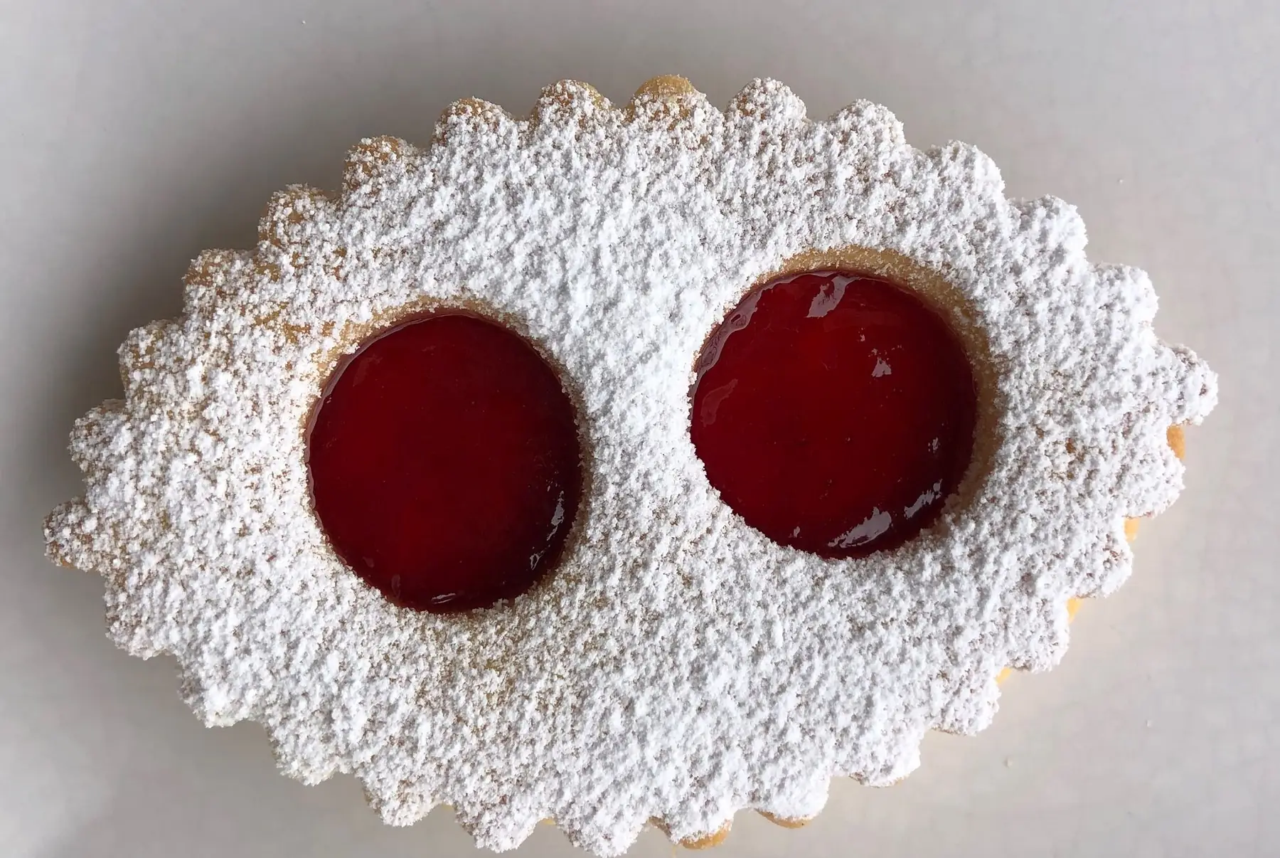 lunette à la gelée de groseille