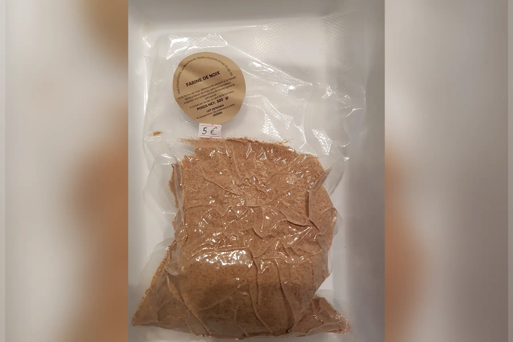 farine de noix