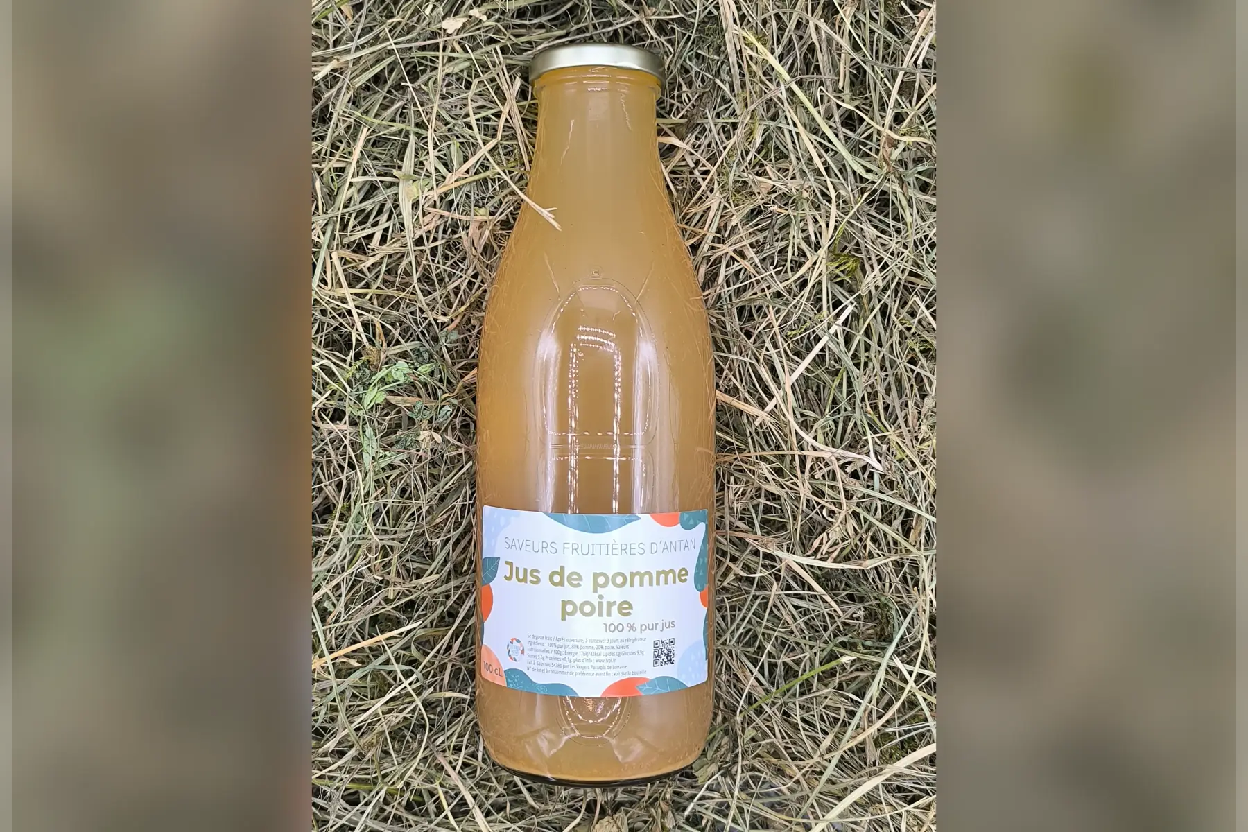 jus pomme poire 100% pur jus 1L