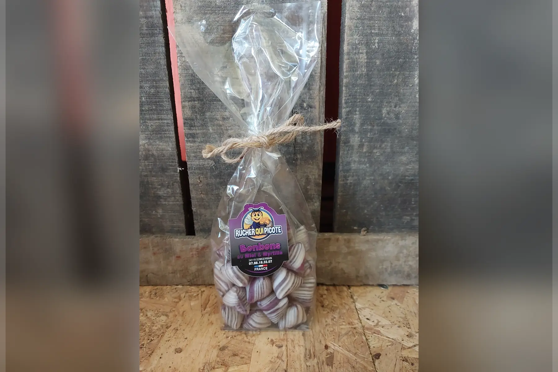 Bombons miel et myrtille