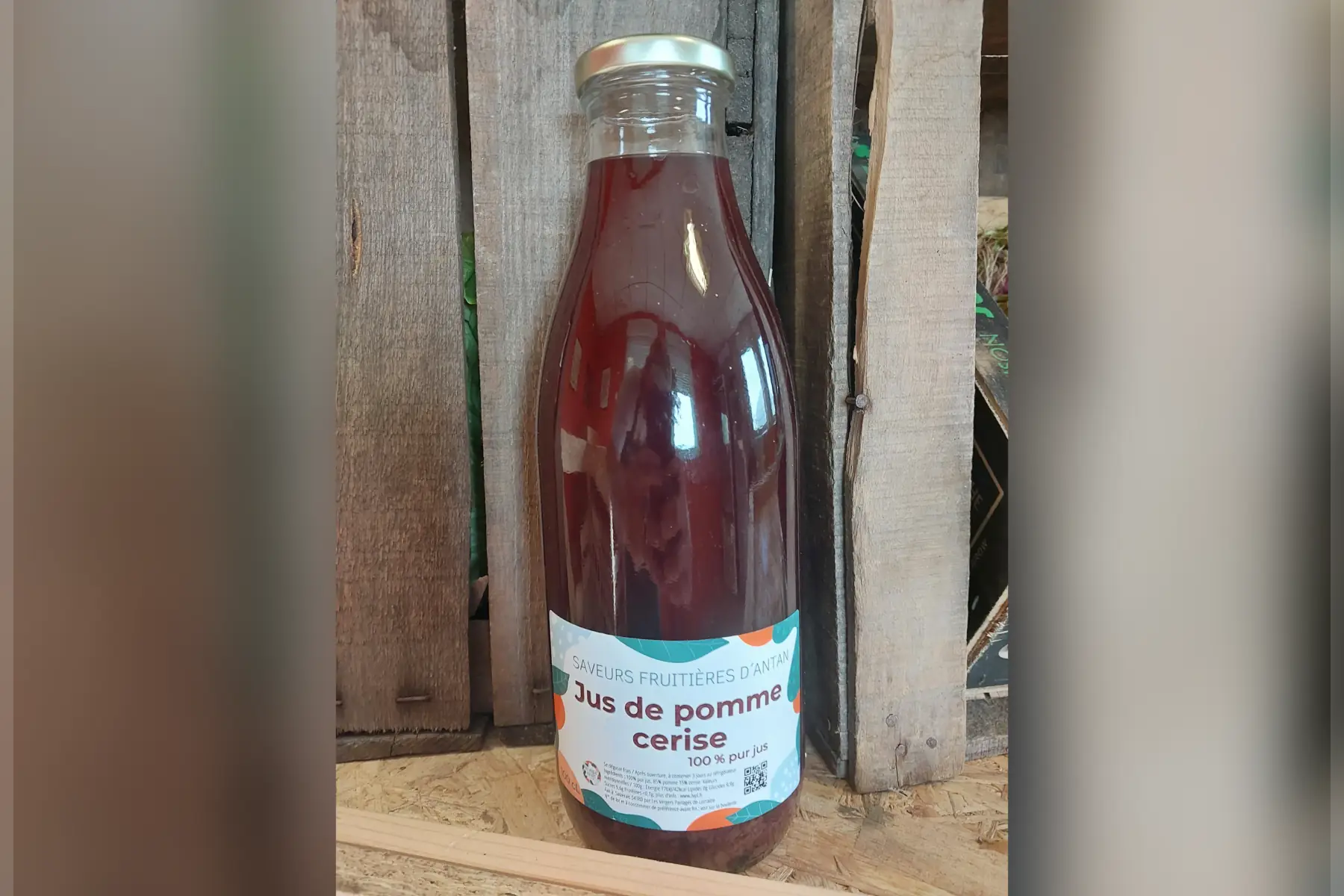 Jus de pomme cerise