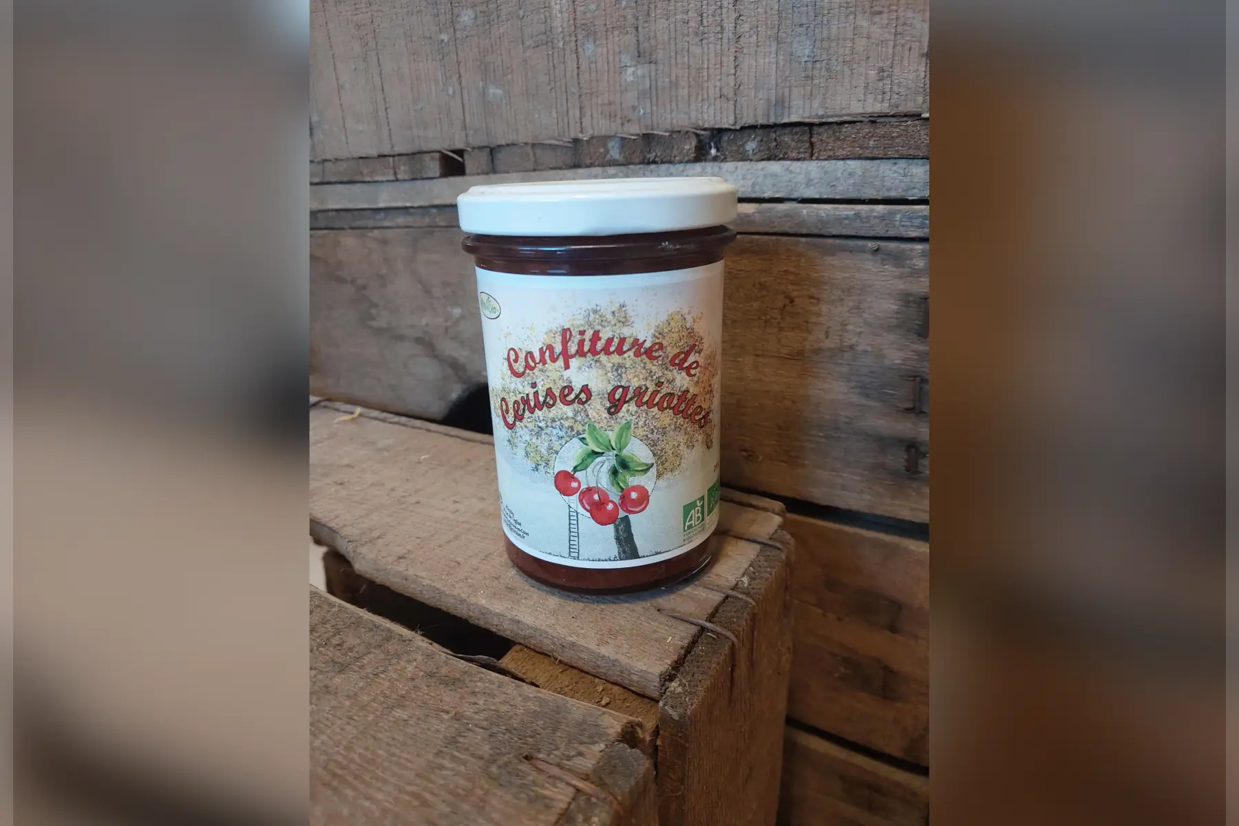 Confiture de cerises griottes