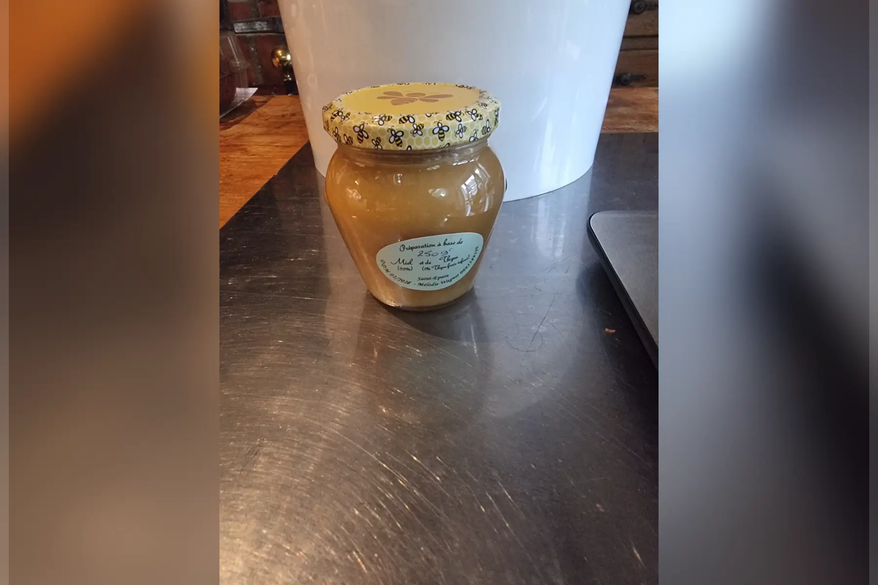 Préparation de Miel et thym