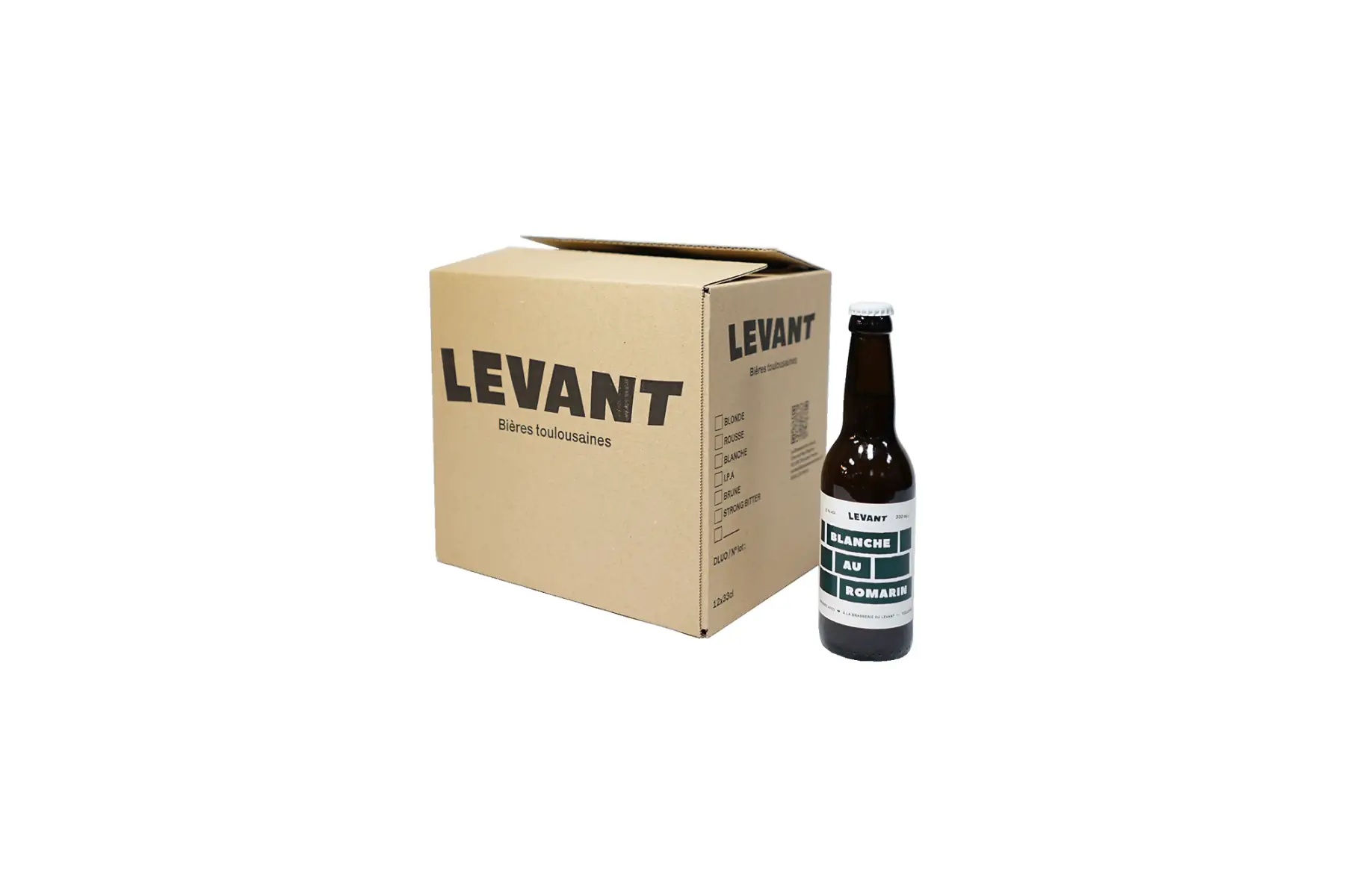 Bière blanche au romarin carton