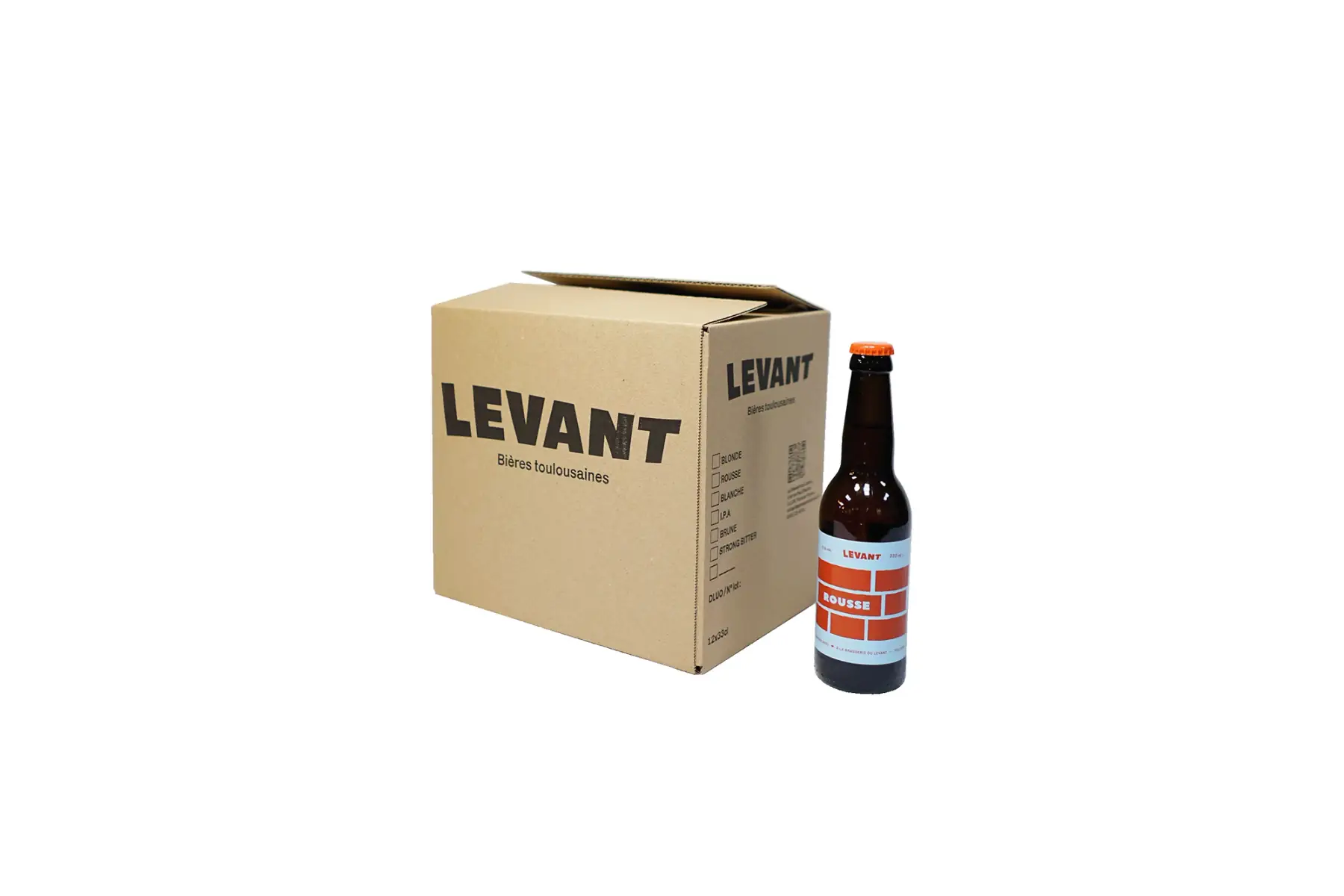 Carton bière Rousse