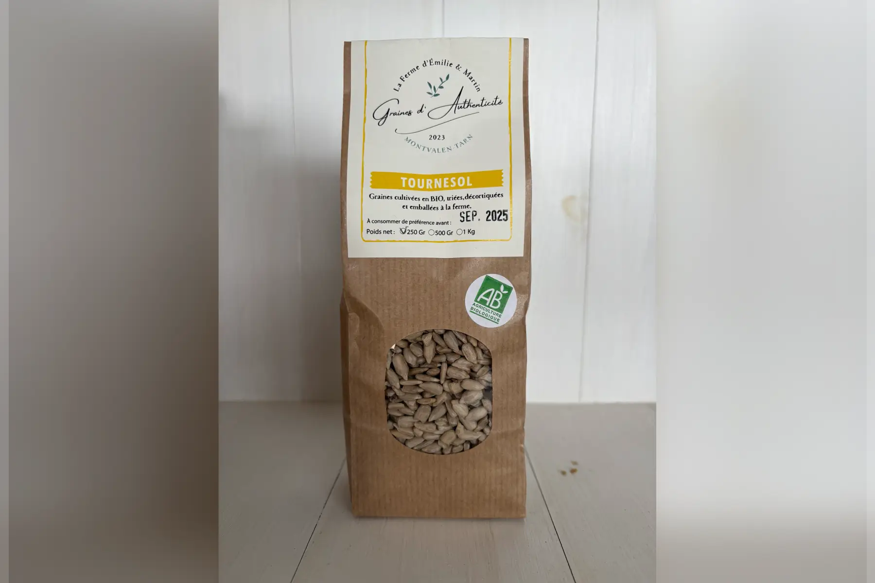 Tournesol décortiqué