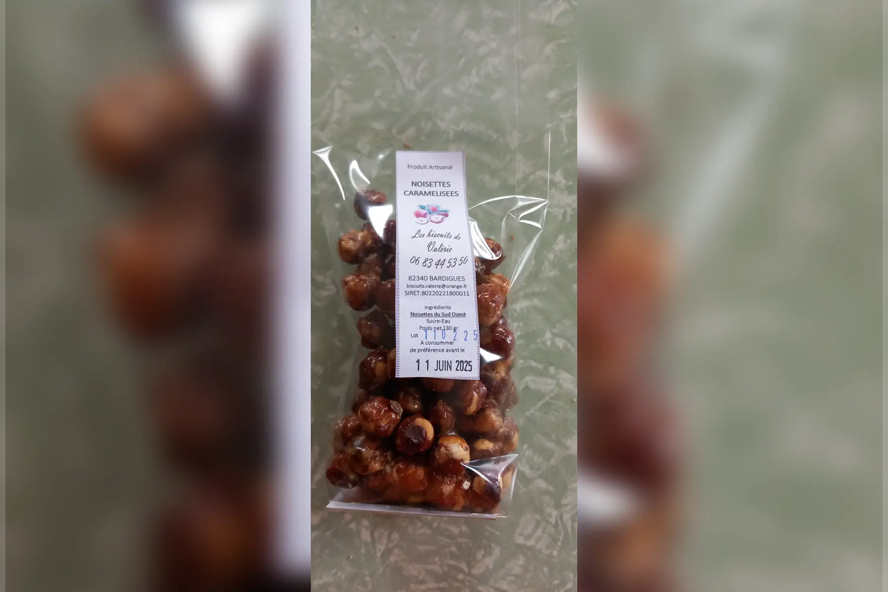 noisettes caramélisés