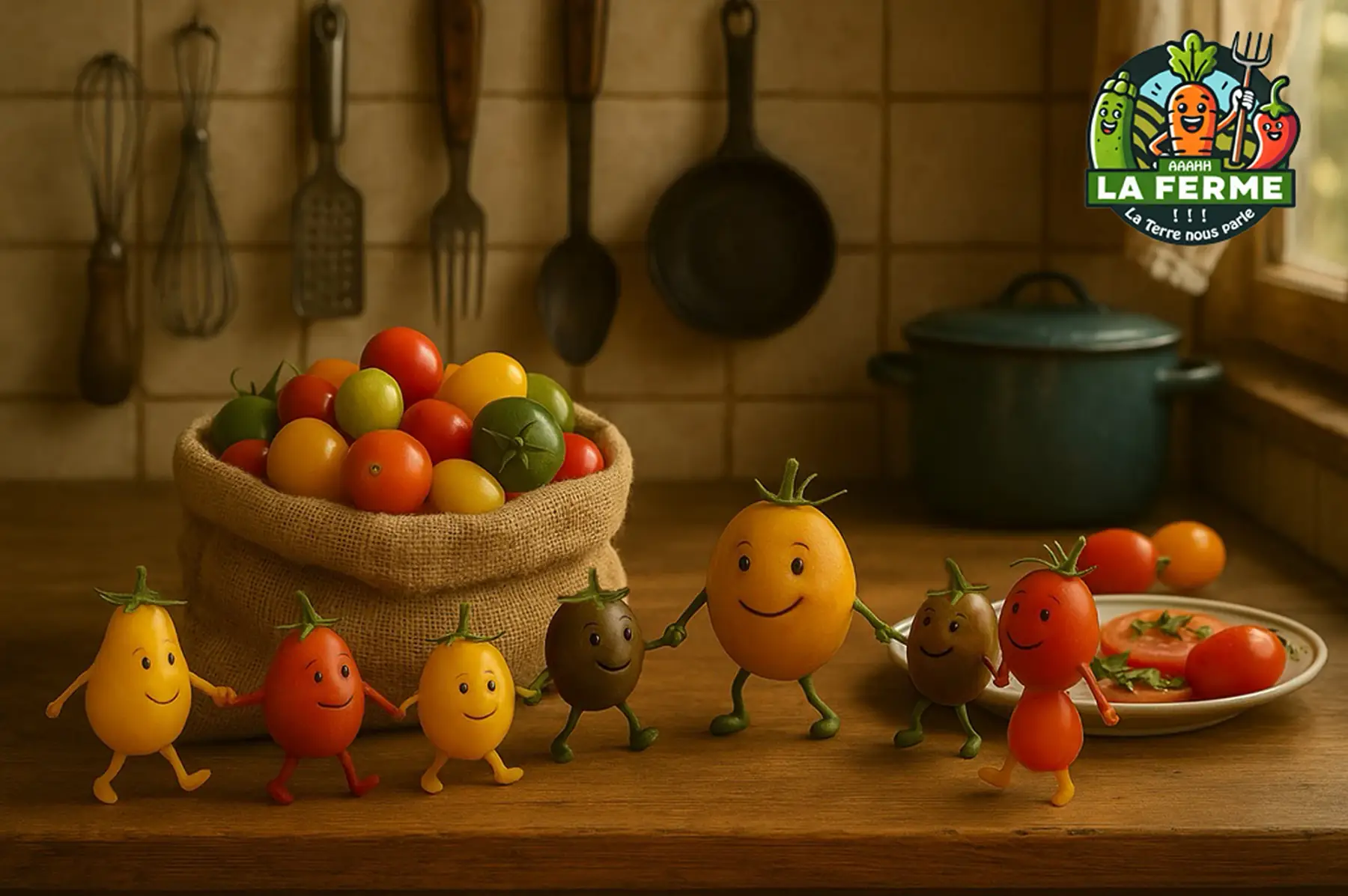 tomates cerise, variée