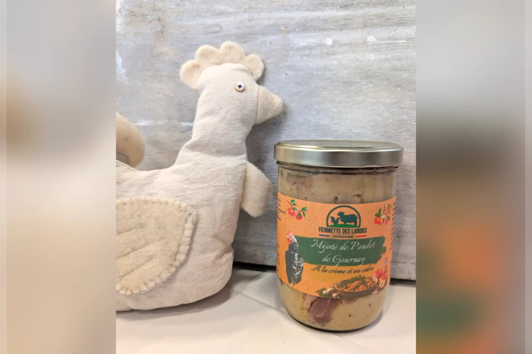 Mijoté de Poulet de Gournay à la crème et au cidre