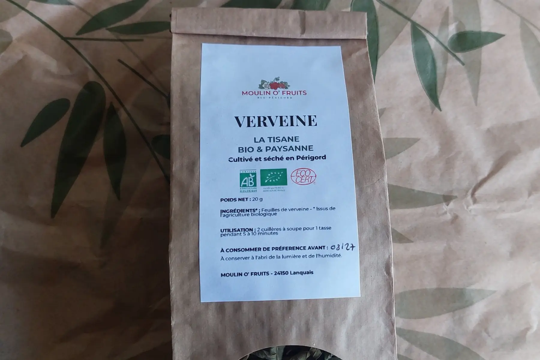 Tisane Verveine Bio