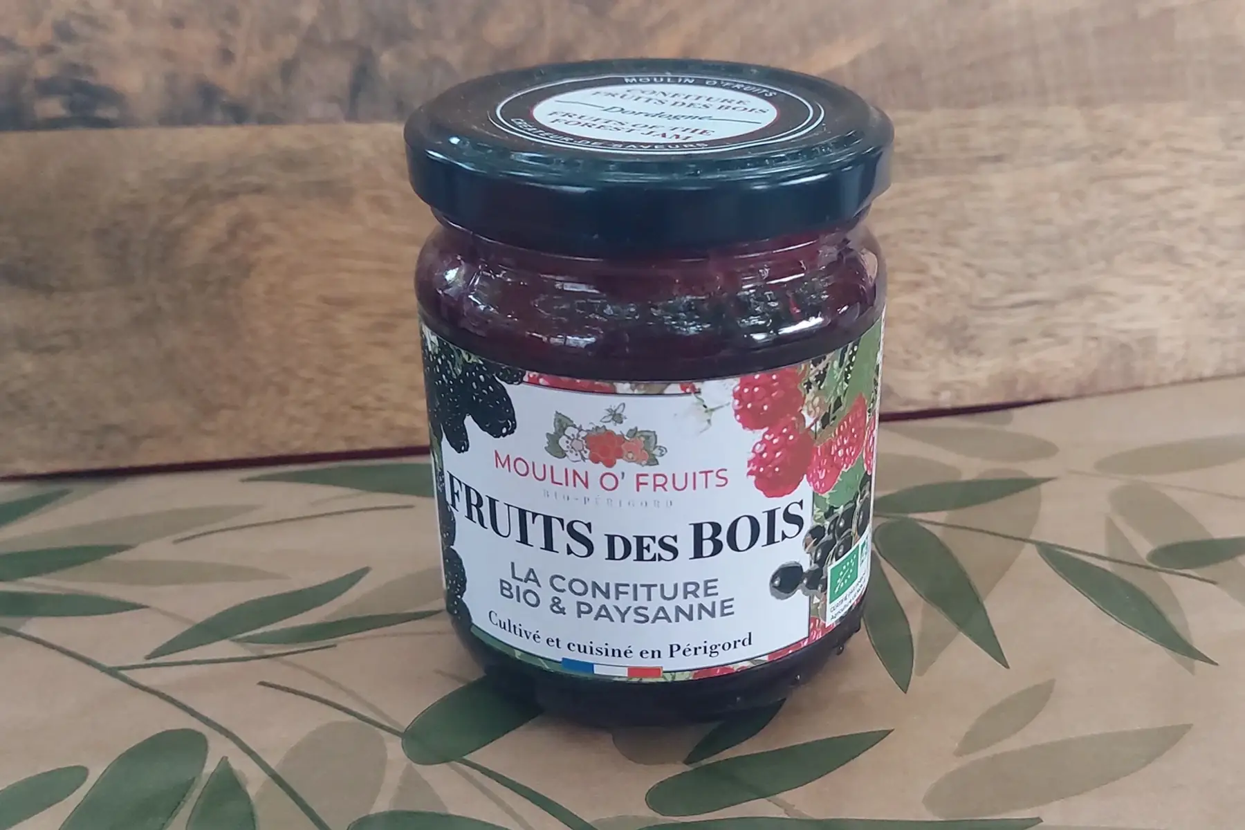 Confiture Fruits des Bois Bio - sans pépins