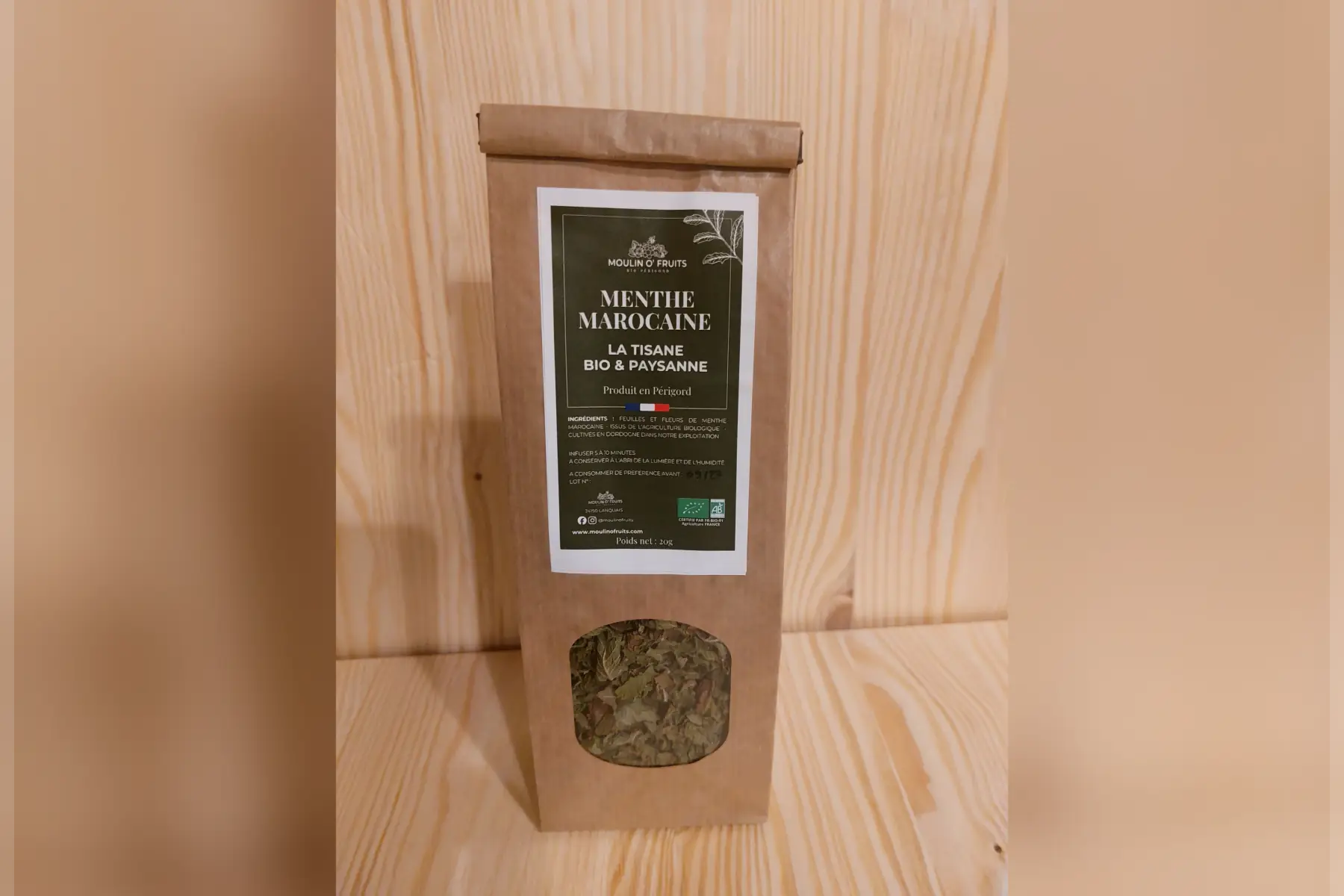 Tisane Menthe Marocaine Bio