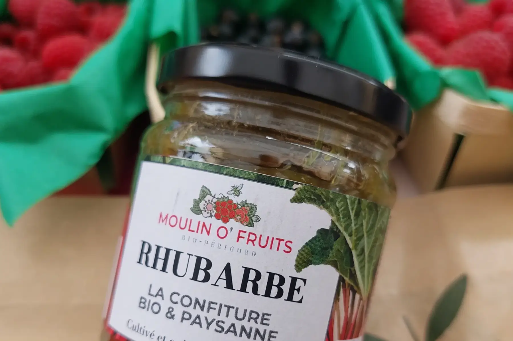 Confiture Rhubarbe Bio