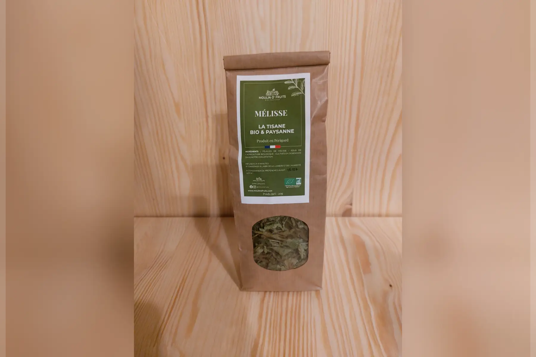 Tisane Mélisse Bio
