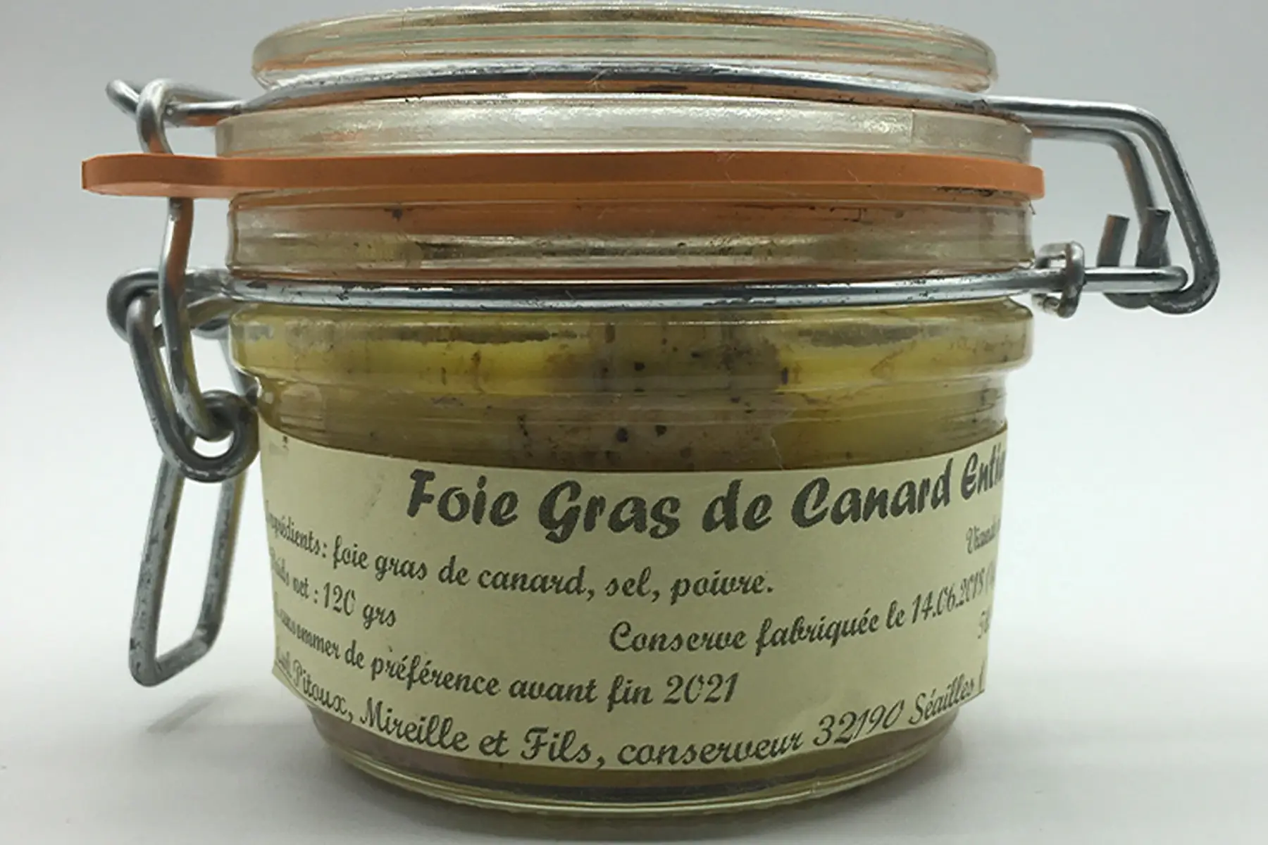 foie gras entier bocal 120g