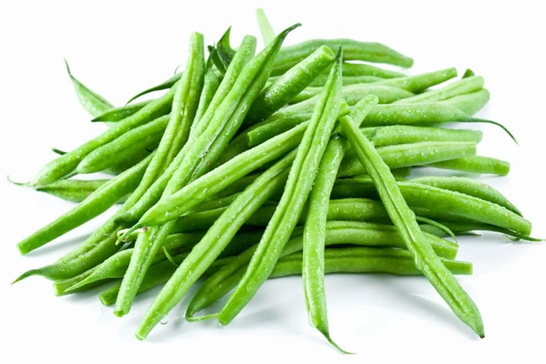 Haricots verts et violets