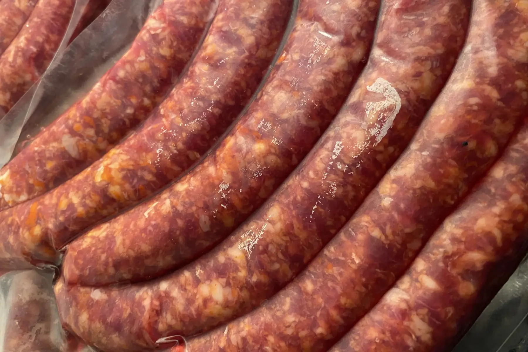 Chipolatas de brebis au piment d'Espelette
