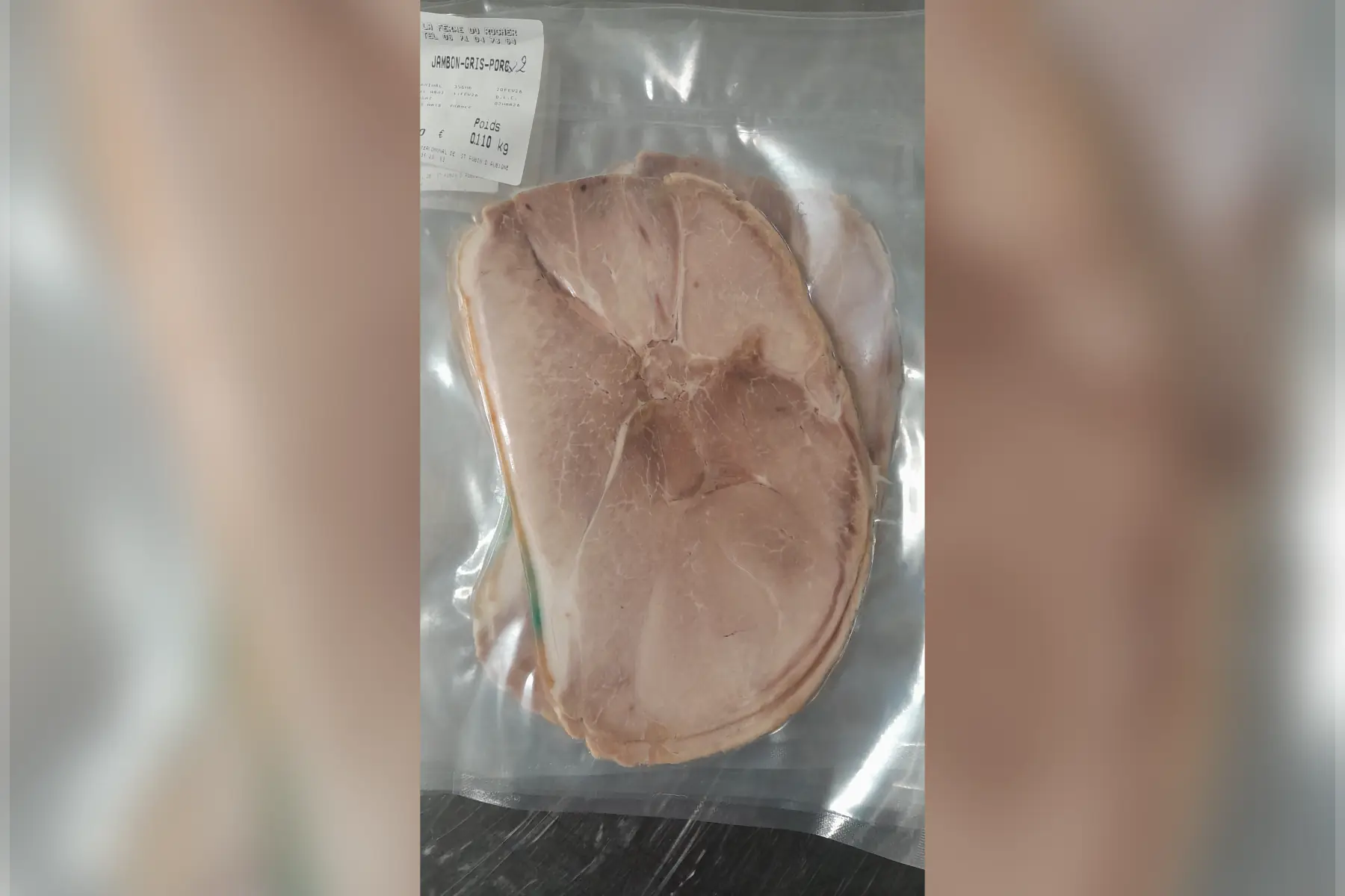 Jambon blanc x 2 tranches