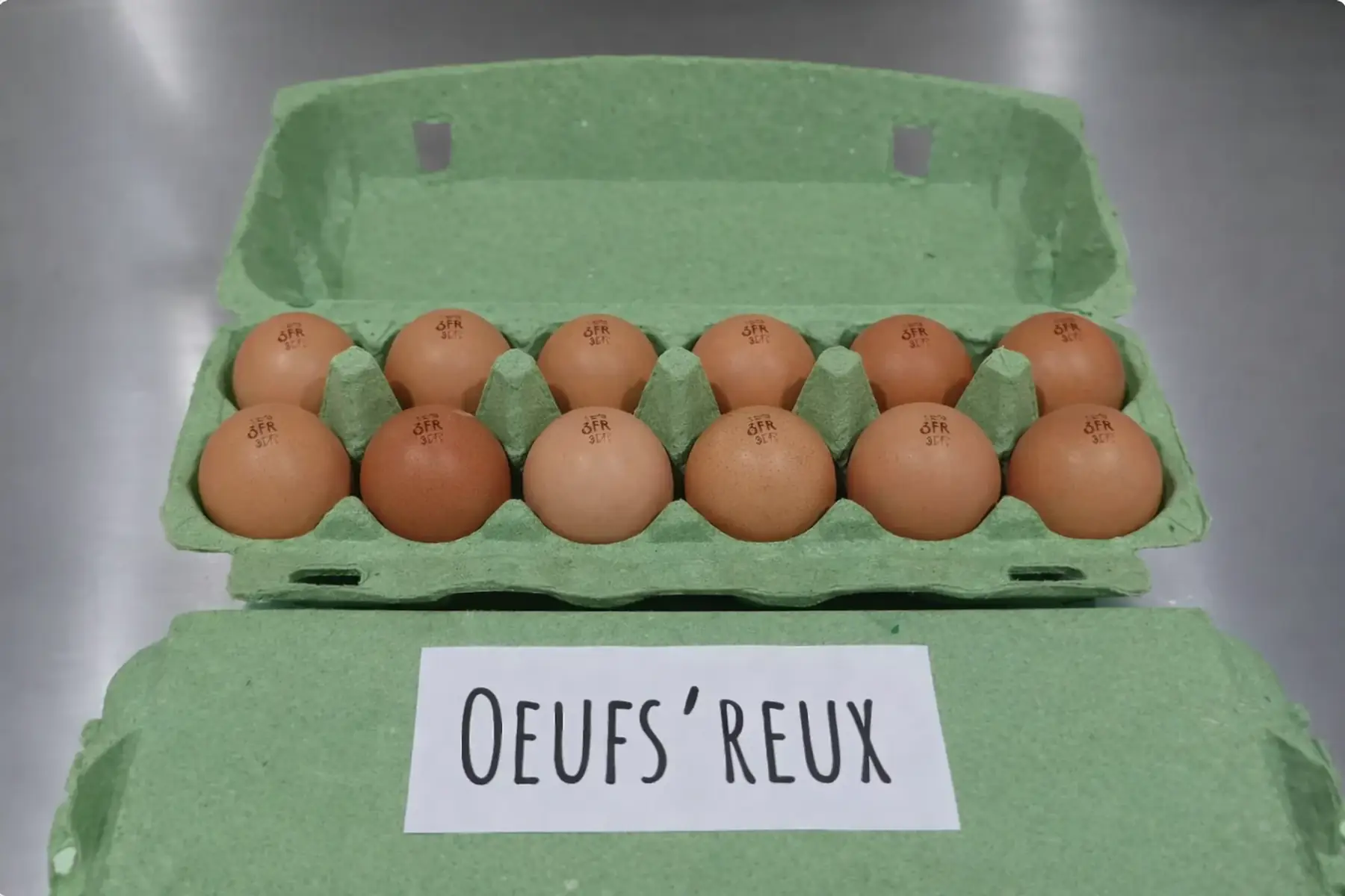 12 Oeufs'reux petit calibre (début de ponte)