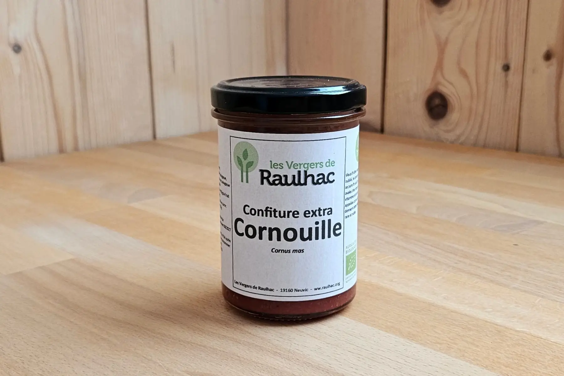 Confiture extra de Cornouilles BIO