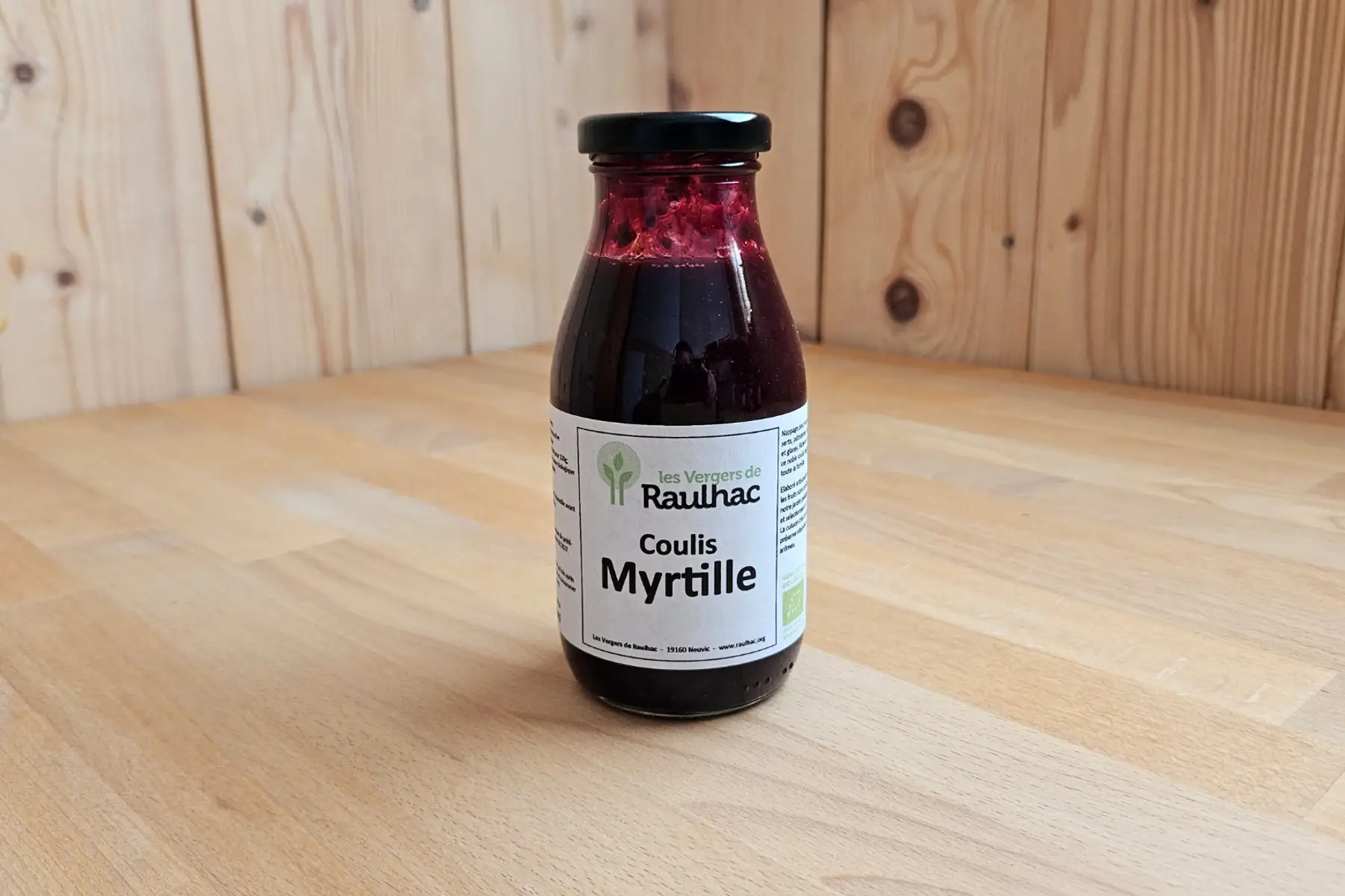 Coulis de myrtille BIO
