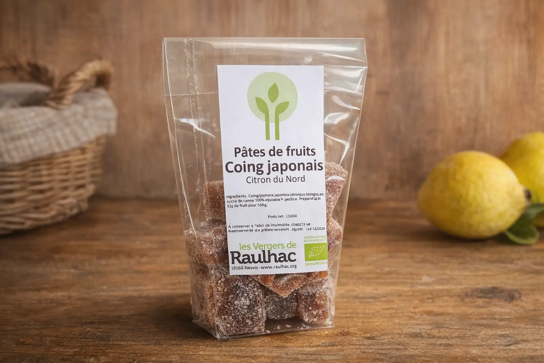 Pâte de Coing japonais - Le Citron du Nord - BIO