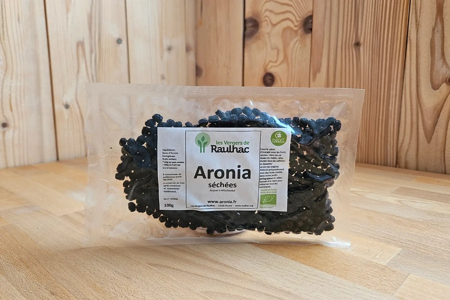 Baies d'Aronia séchées BIO