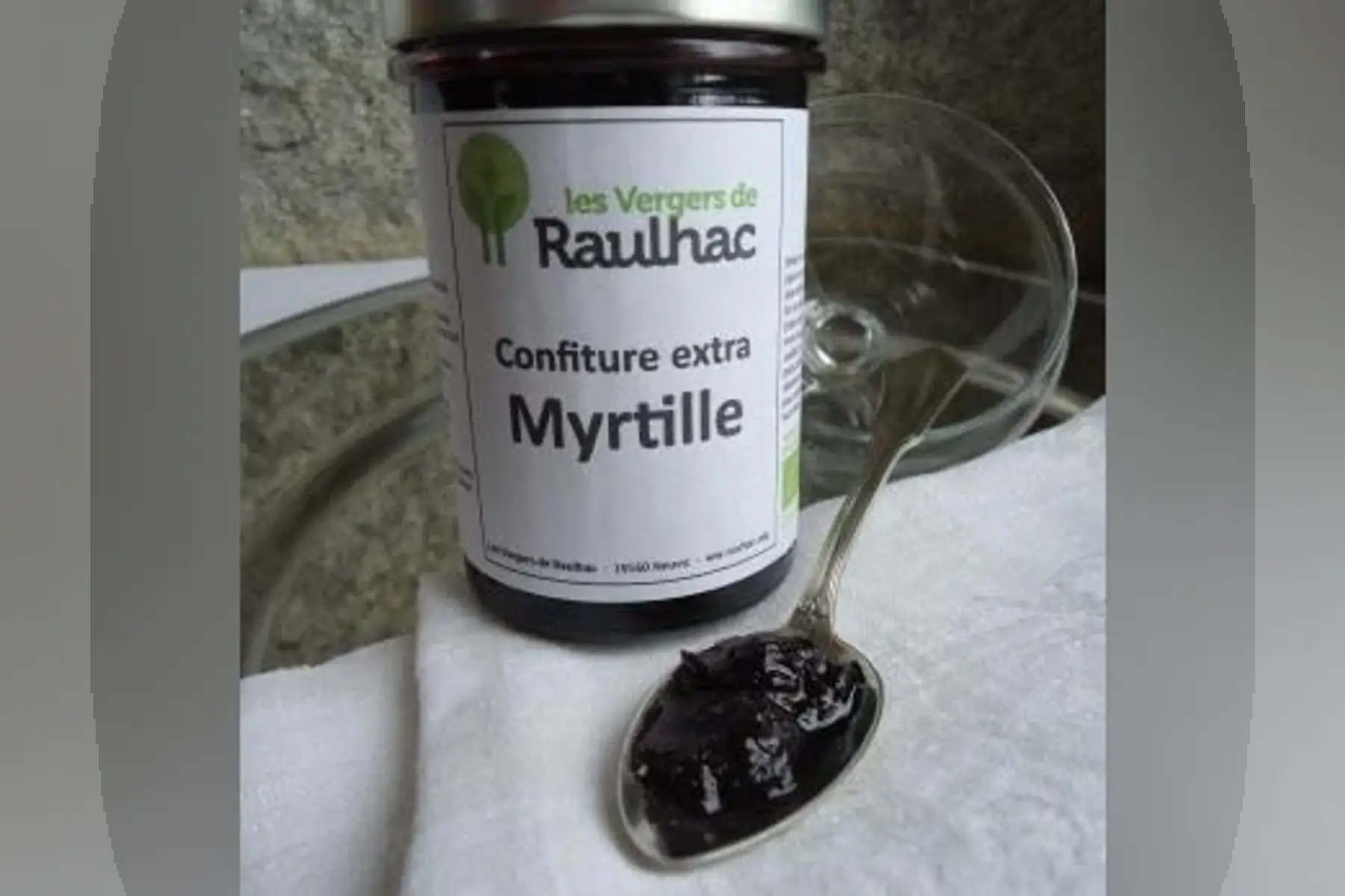 Confiture extra de Myrtilles AB 240g