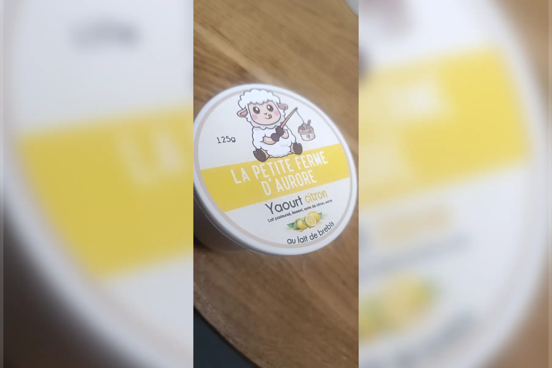 Yaourt aux zestes de citron