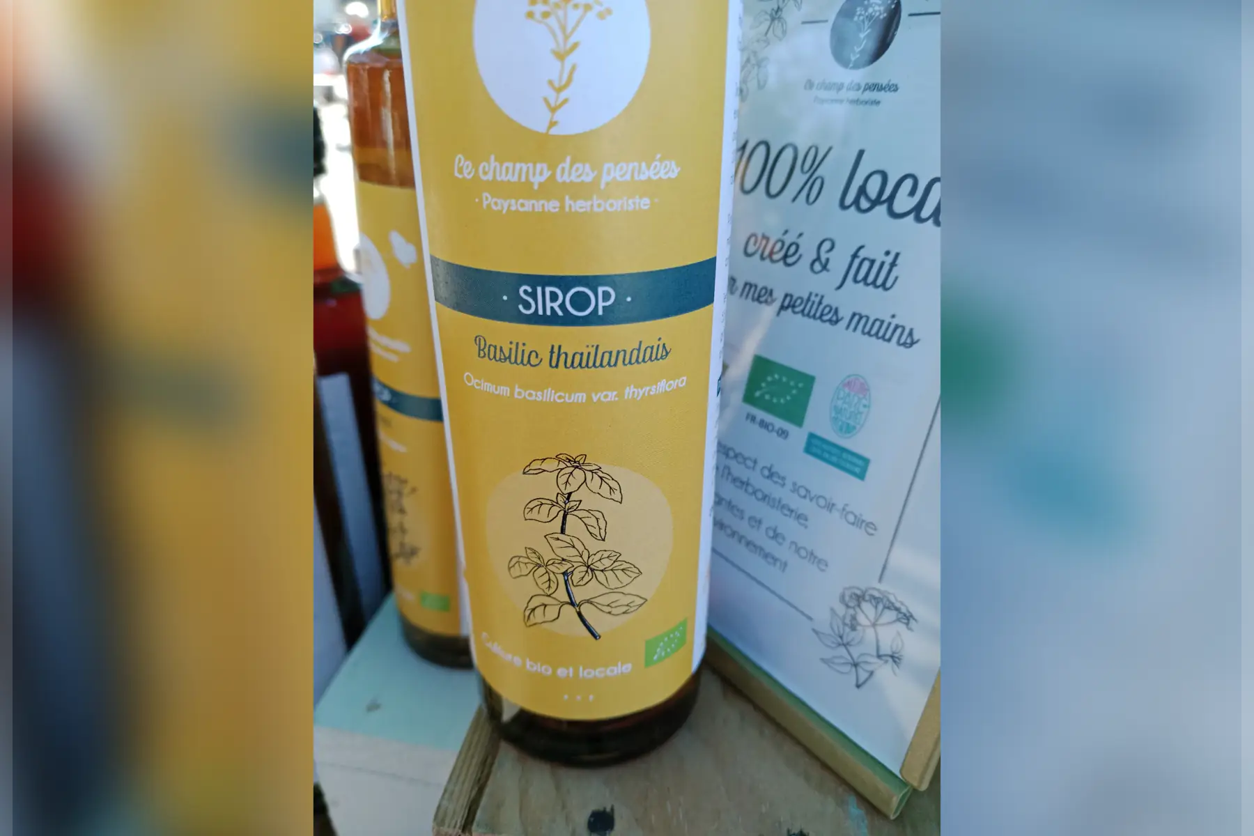 Sirop de basilic thaï