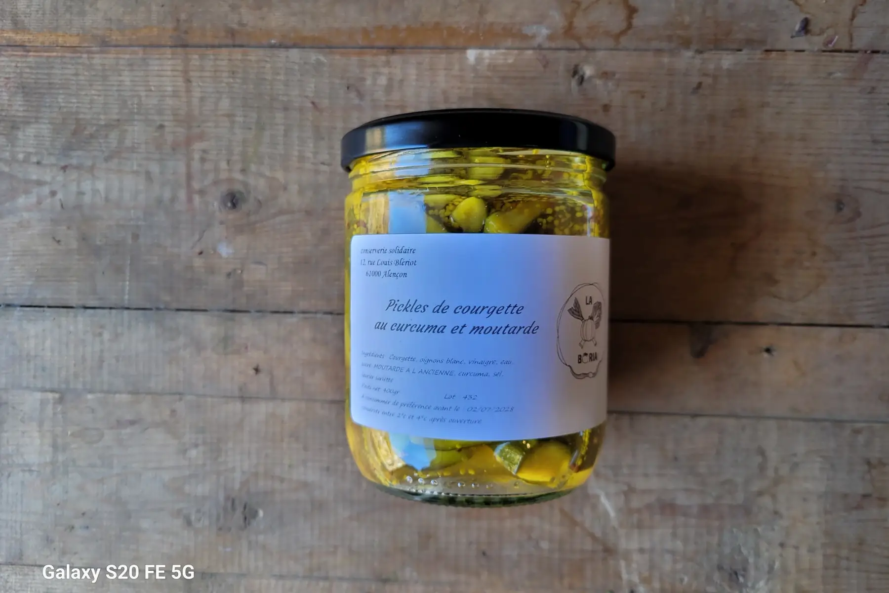 Pickles de courgettes