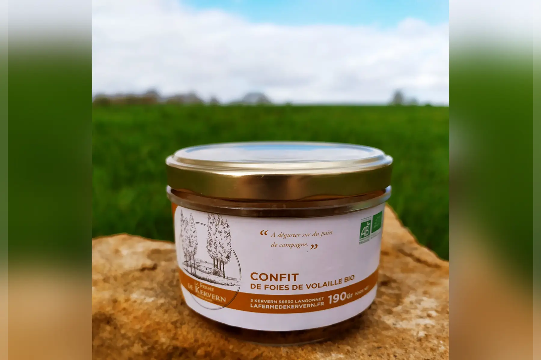 Confit de foie de volaille AB 190 g