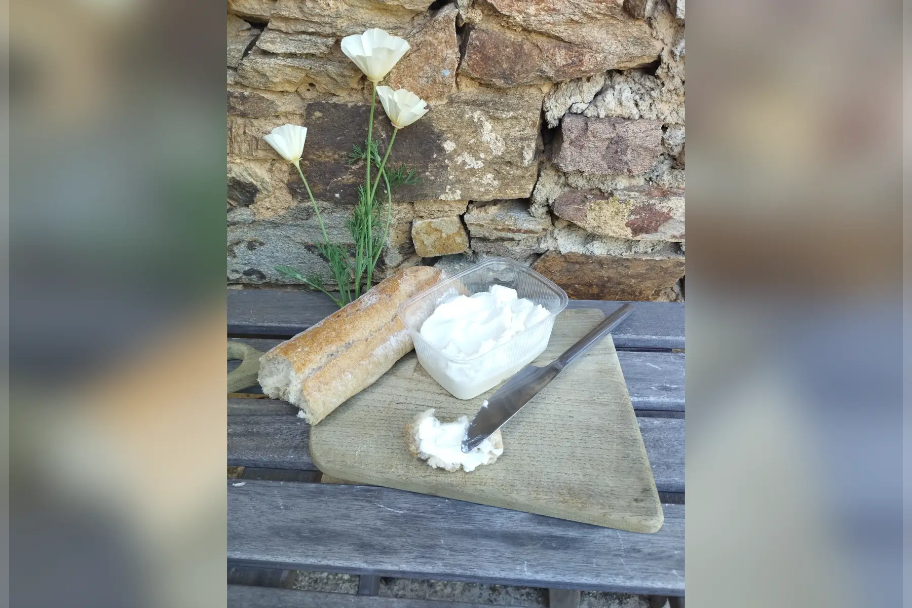 Fouetté à tartiner nature.