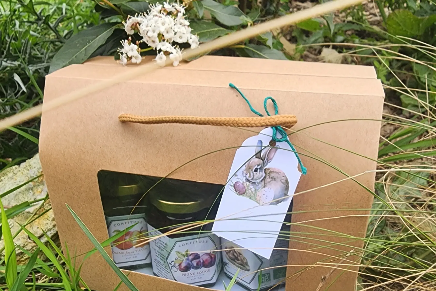 Coffret cadeau:1 aromate Shiitaké, 2 confitures