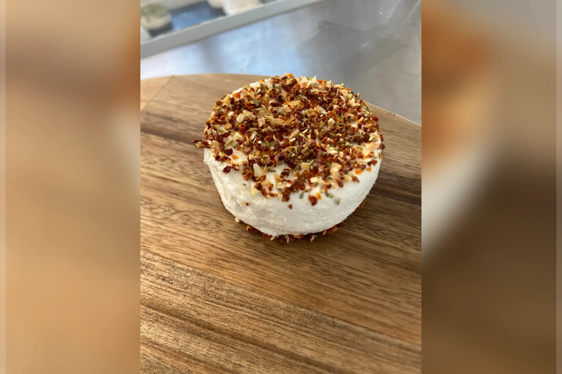 Crottin de chèvre à la bruschetta