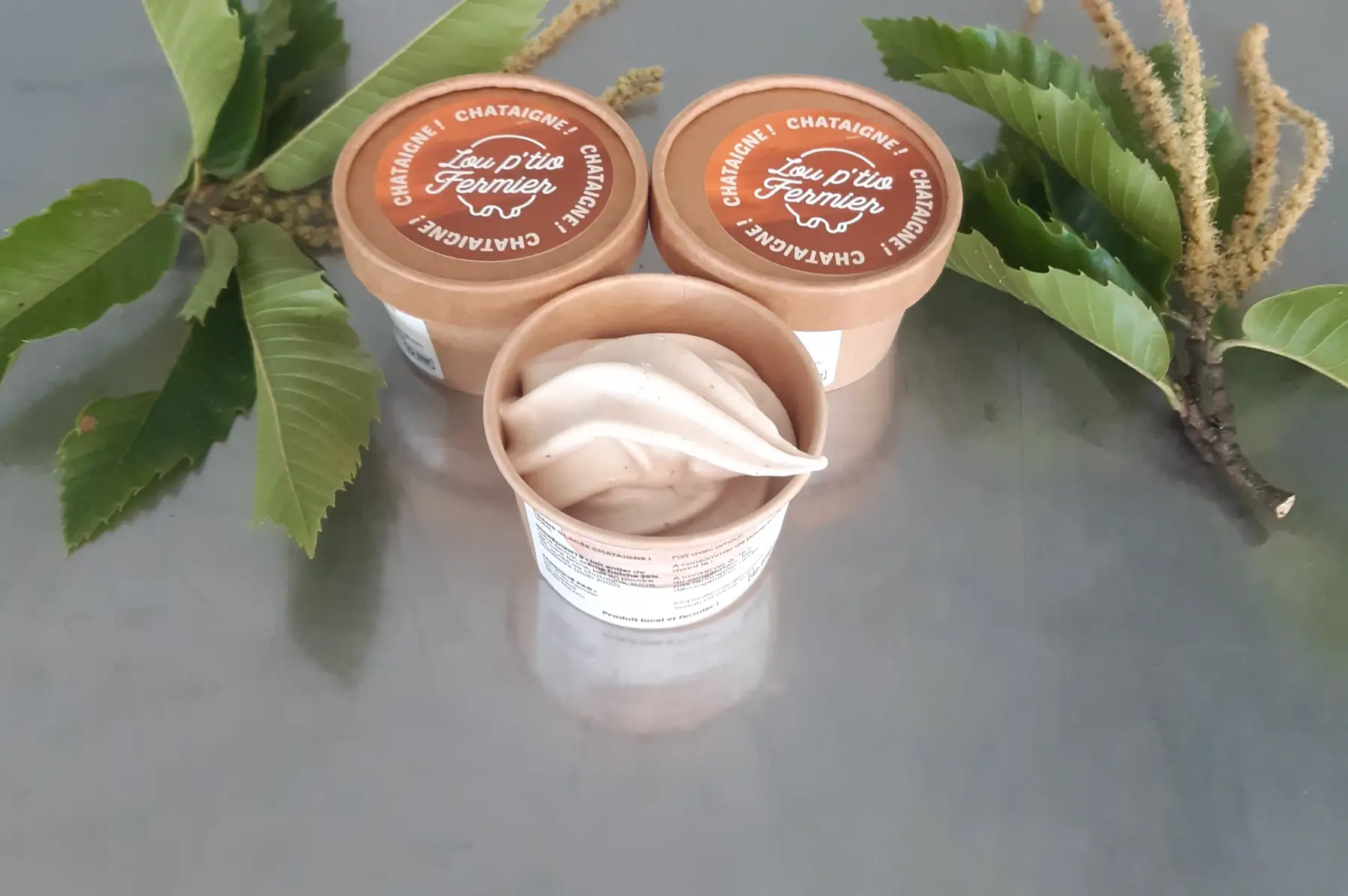 Crème glacée châtaigne