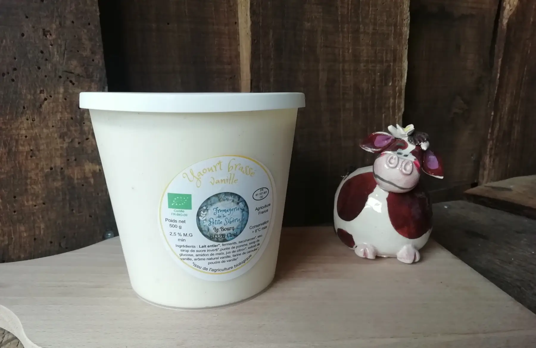 Yaourt brassé Vanille