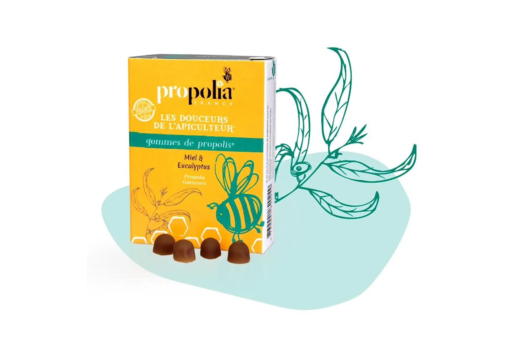 Gommes de Propolis Miel & Eucalyptus