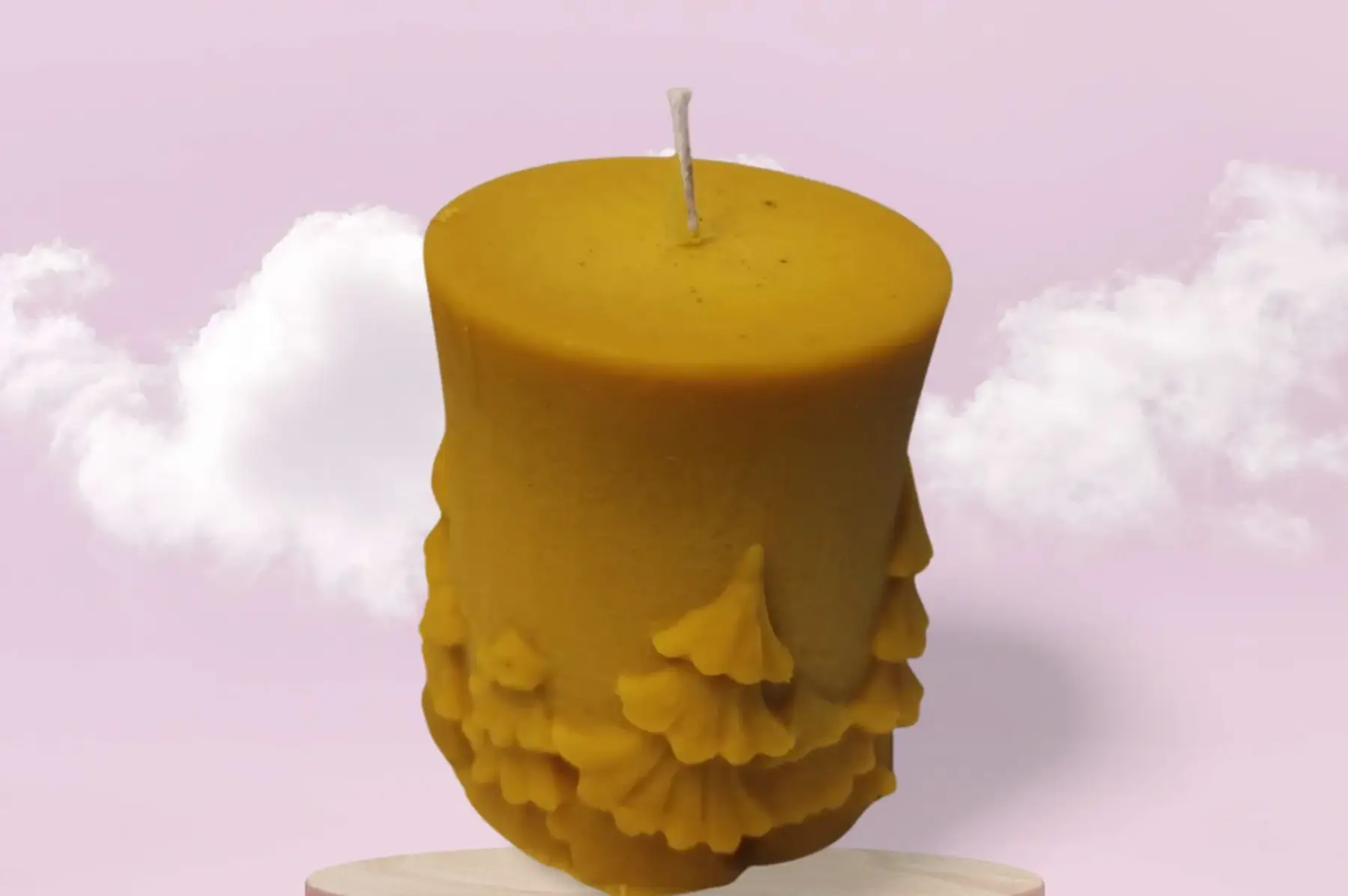 Pilier Sapin - Bougie en cire d'abeille