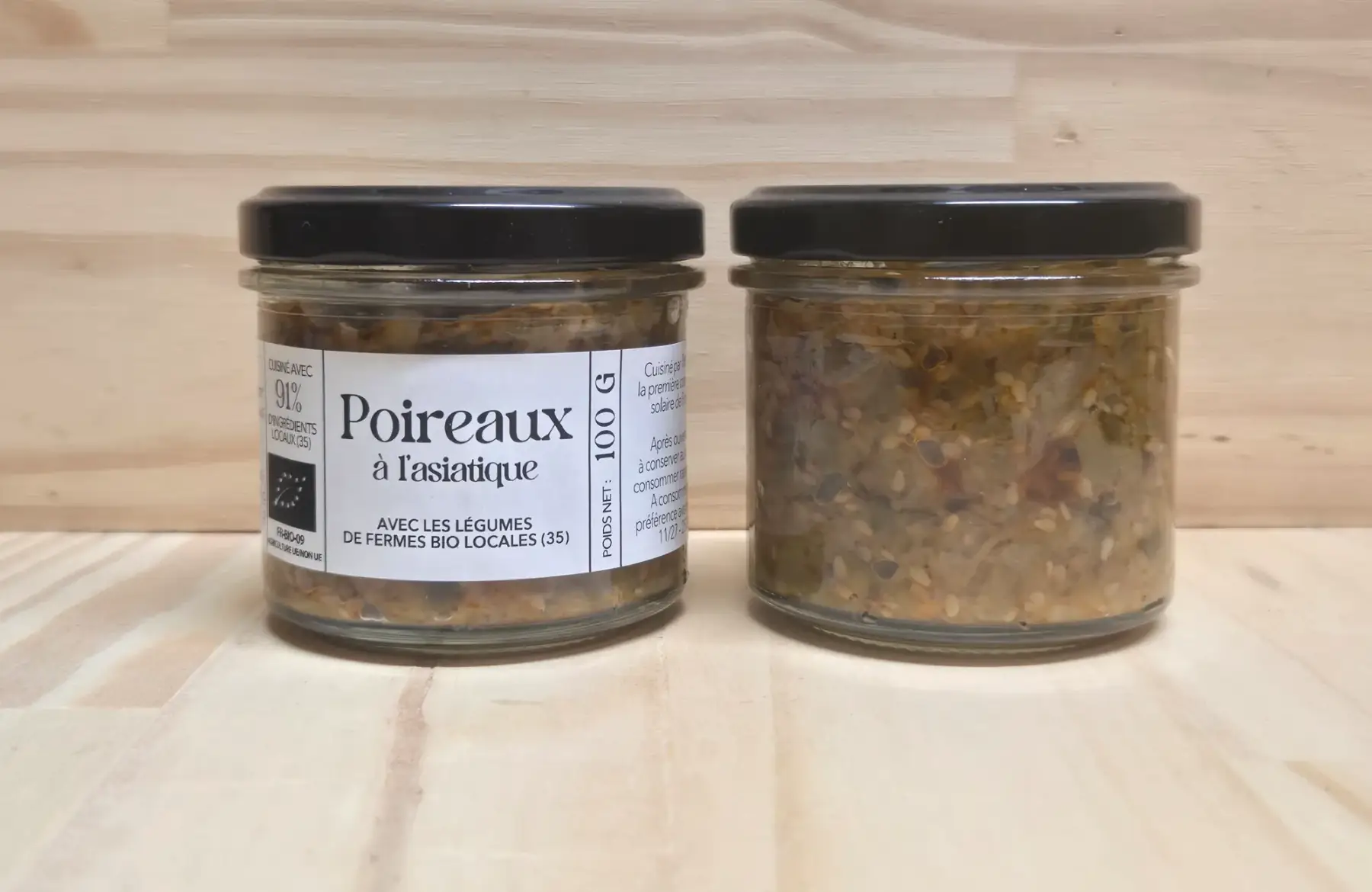 Poireaux façon asiatique